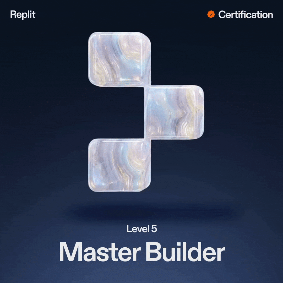 Replit Certification Level 5 Badge