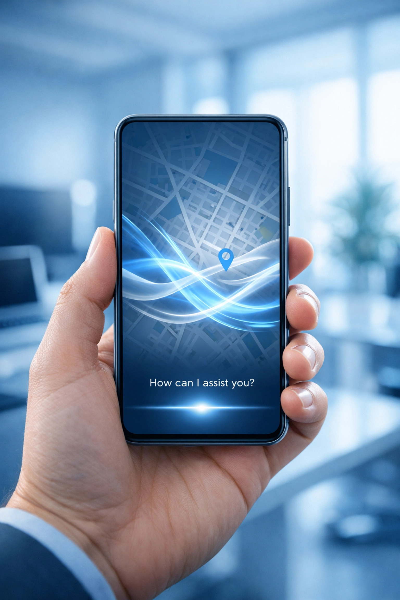 User interacting with Google Maps AI assistant for local business recommendations.