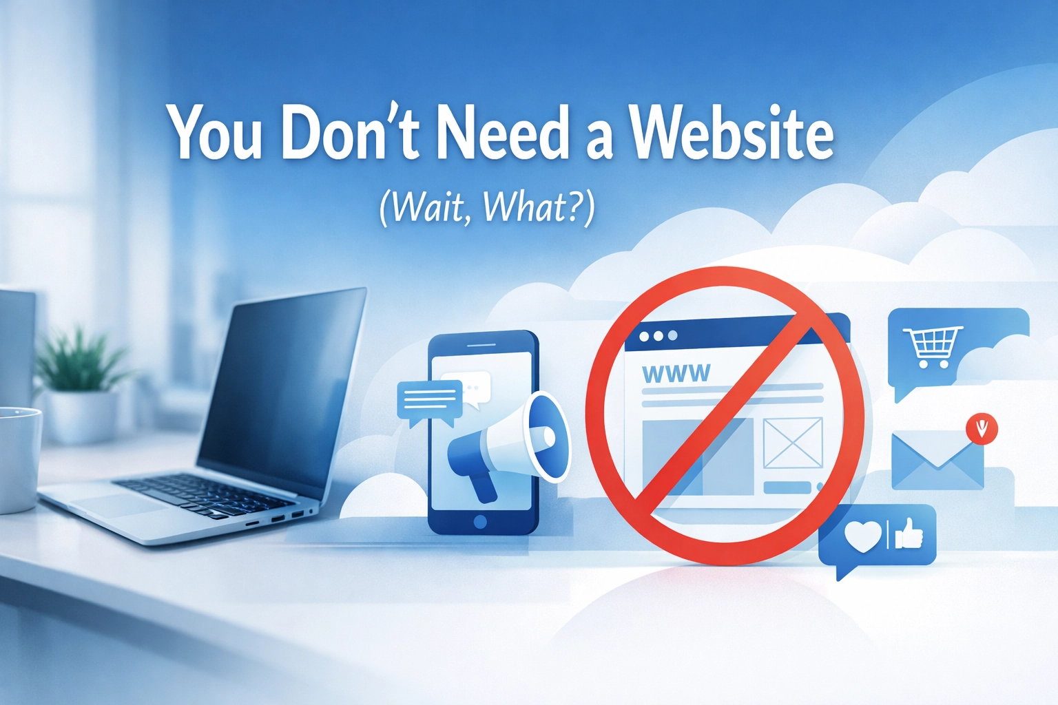 You Don’t Need a Website (Wait, What?)